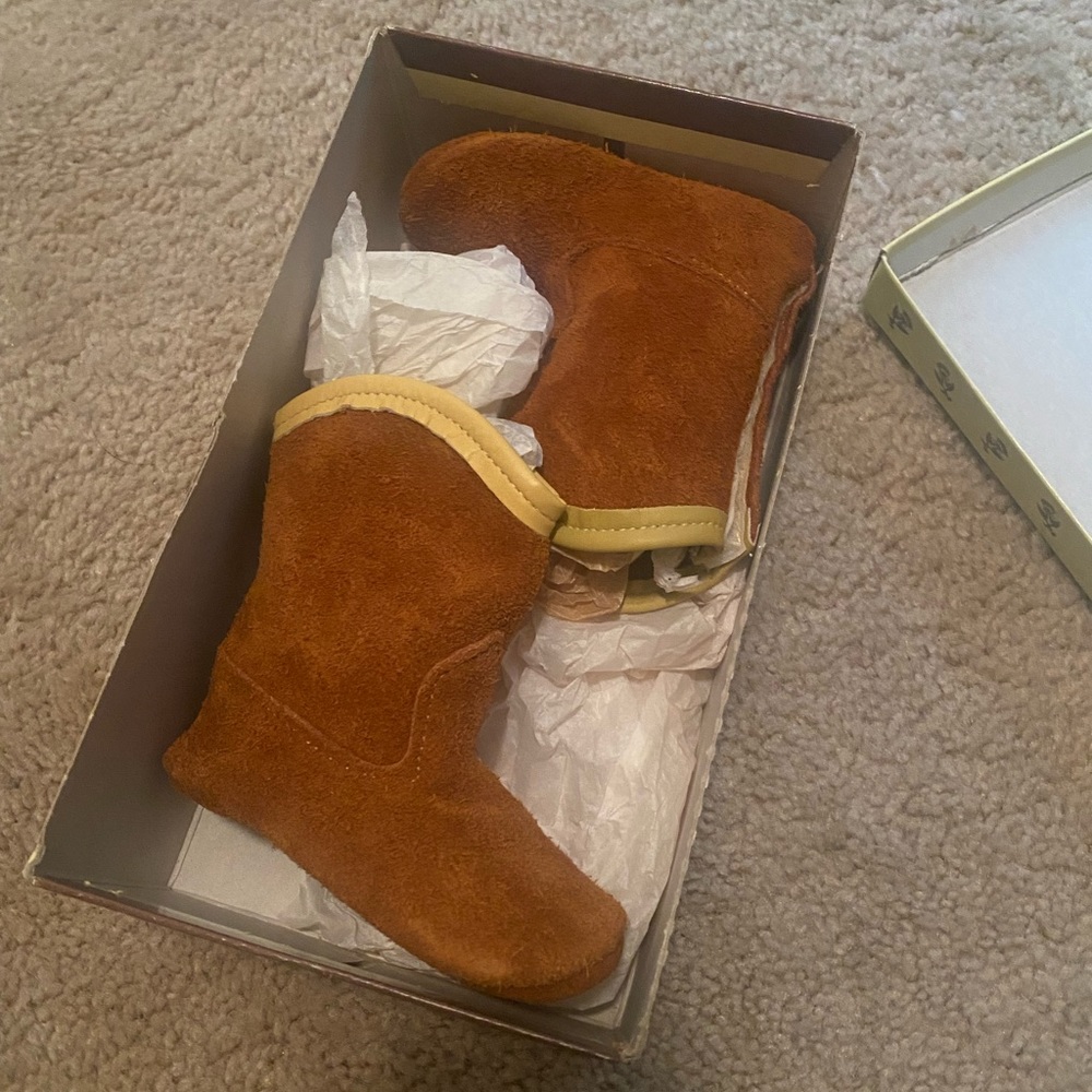 Taos Indian made baby moccasin boots